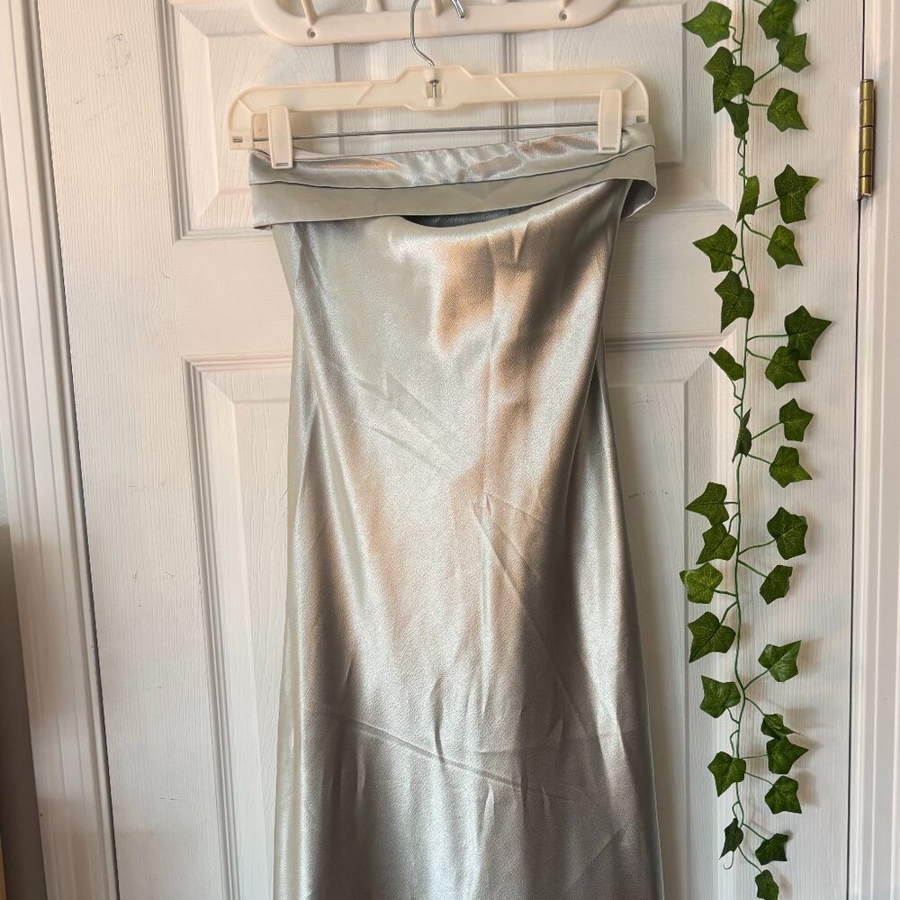 Strapless Green Midi Dress - OG PRICE 30.00